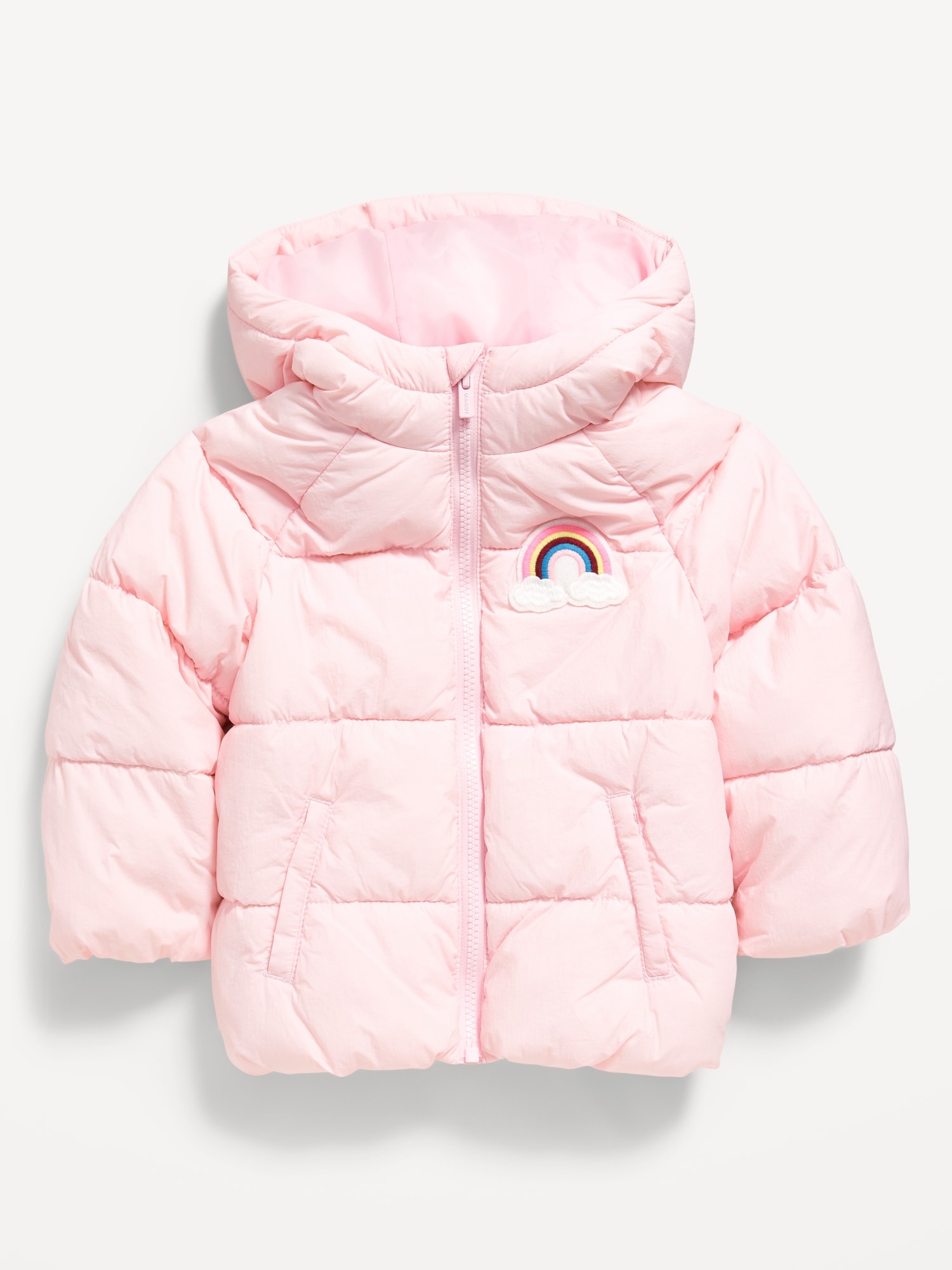 Shiny Puffer Jacket for Toddler Girls