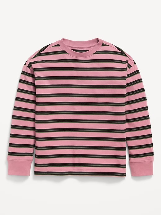 Image number 1 showing, Printed Oversized Long-Sleeve T-Shirt for Boys