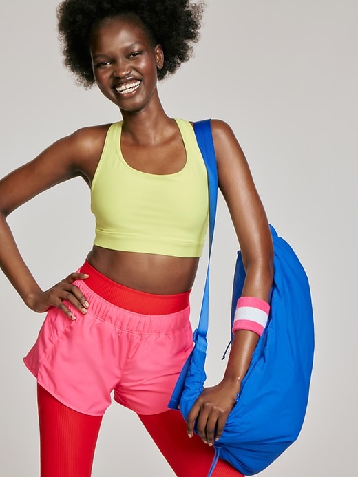 Image number 1 showing, Medium Support PowerSoft Racerback Sports Bra
