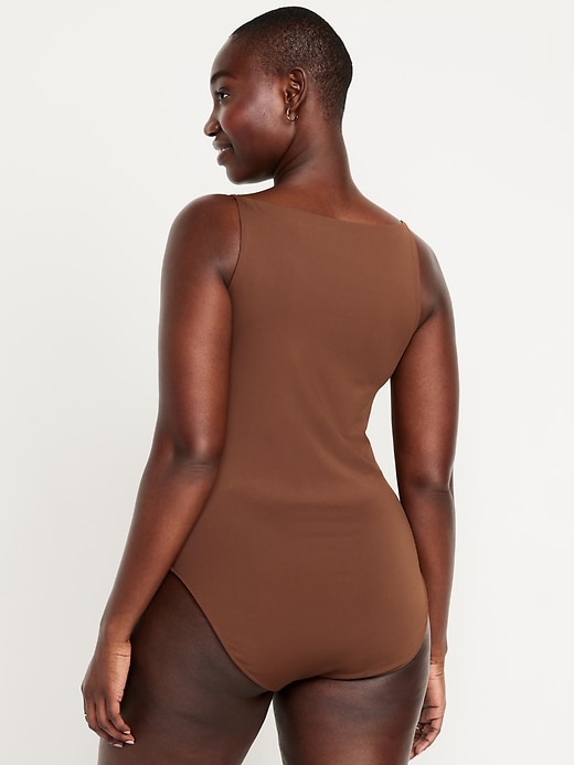 Image number 6 showing, Double-Layer Cami Bodysuit