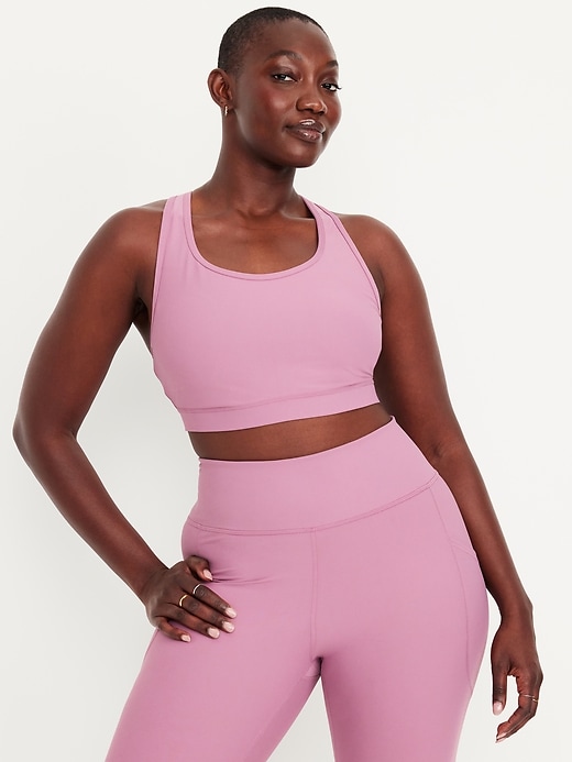 Image number 5 showing, Medium Support PowerSoft Racerback Sports Bra