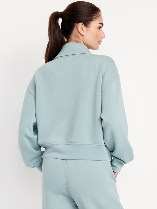 Image number 2 showing, Half-Zip Bounce Fleece Pullover Sweatshirt