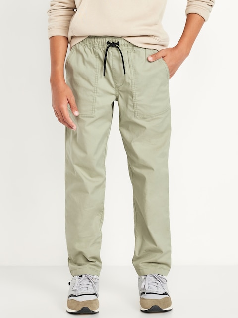 Pantalon utilitaire Tech effilé à taille élastique pour garçon - Ammonite