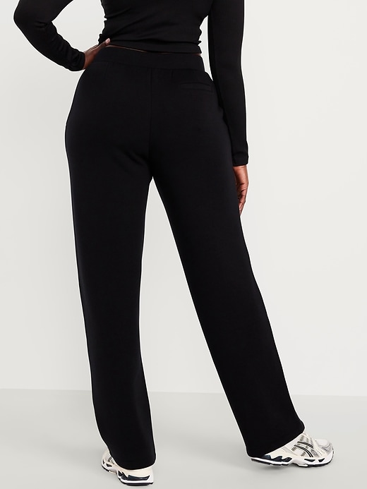 Image number 5 showing, High-Waisted Bounce Fleece Trouser Sweatpants
