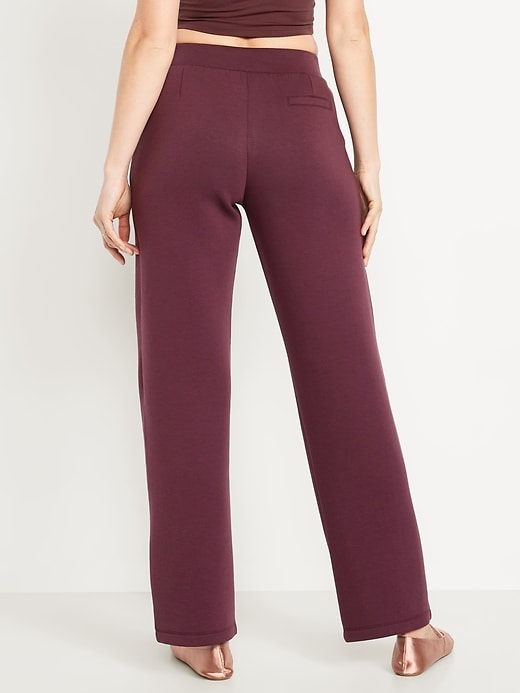 Image number 8 showing, High-Waisted Bounce Fleece Trouser Sweatpants