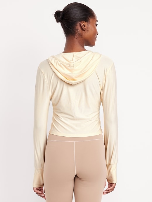 Image number 2 showing, CloudMotion Cross-Front Hoodie