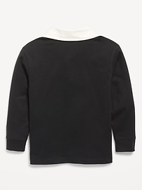 Image number 2 showing, Oversized Long-Sleeve Rugby Shirt for Toddler Boys