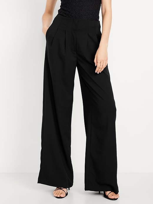 Image number 2 showing, Extra High-Waisted Super Wide-Leg Pants