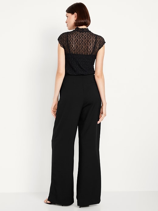 Image number 3 showing, Extra High-Waisted Super Wide-Leg Pants
