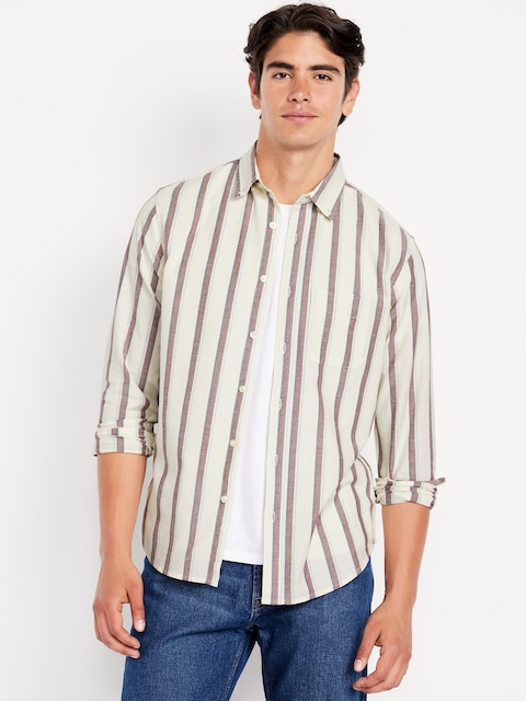 Slim Fit Everyday Oxford Shirt - Red