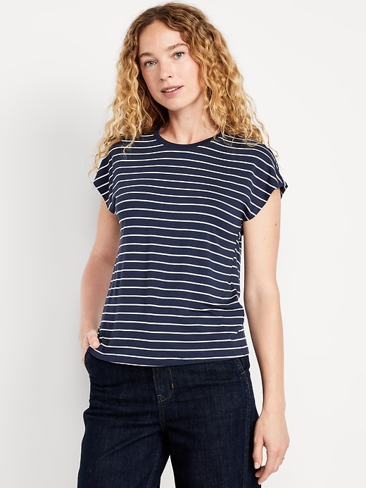 Image number 1 showing, Luxe Dolman-Sleeve Top