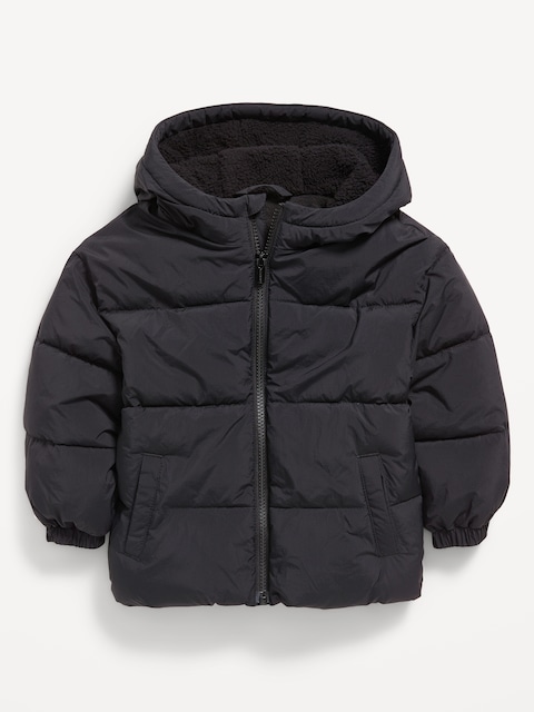 Water-Resistant Puffer Jacket for Toddler Boys