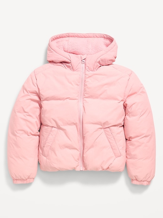 Image number 2 showing, Water-Resistant Puffer Jacket for Girls