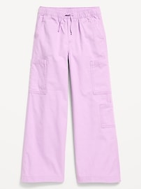 Image number 4 showing, Pull-On Super Baggy Cargo Pants for Girls