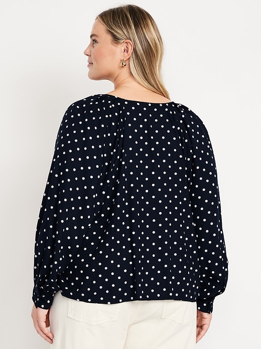 Image number 8 showing, Crepe Button-Down Top