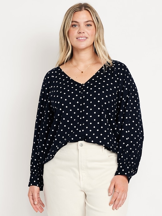 Image number 7 showing, Crepe Button-Down Top