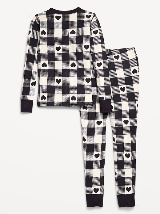 Image number 2 showing, Gender-Neutral Snug-Fit Graphic Pajama Set for Kids