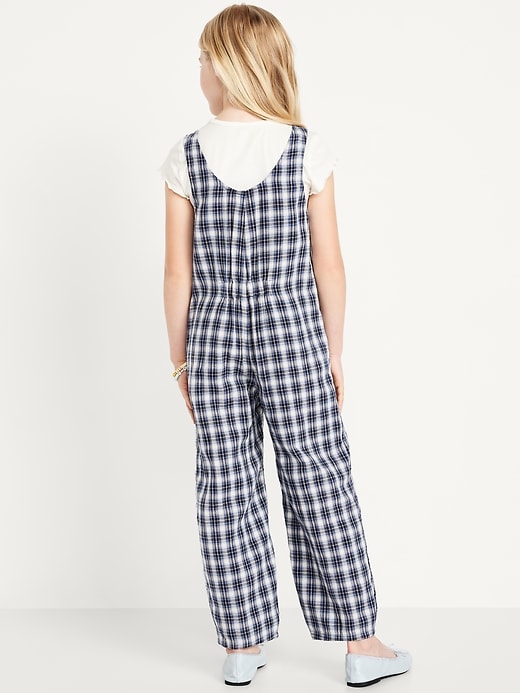 View large product image 2 of 3. Short-Sleeve T-Shirt and Jumpsuit Set for Girls