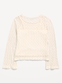 Image number 3 showing, 2-In-1 Textured Knit Top for Girls