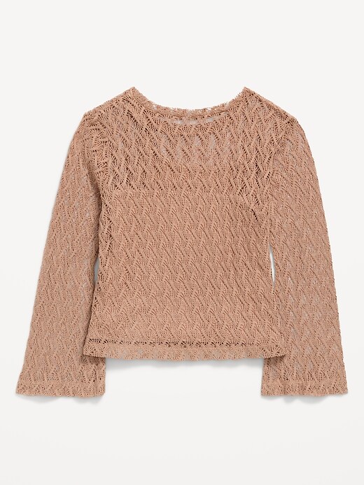 Image number 3 showing, 2-In-1 Textured Knit Top for Girls