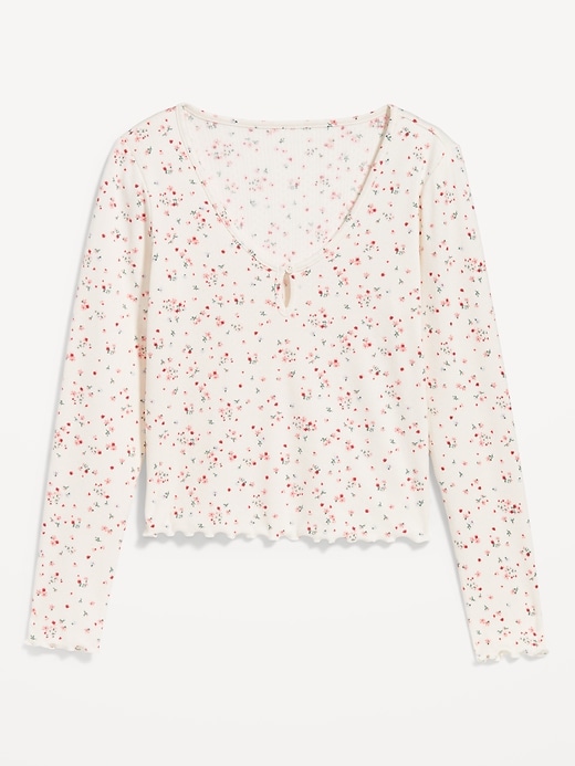 Image number 6 showing, Cozy Ribbed Pajama Top