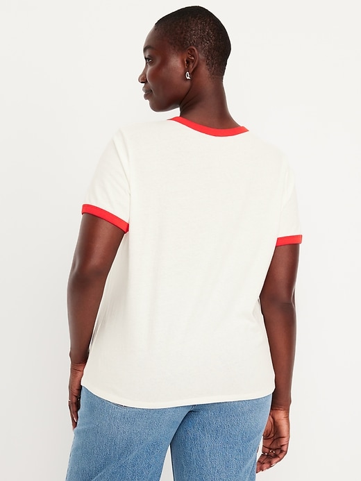 Image number 6 showing, EveryWear Graphic Ringer T-Shirt