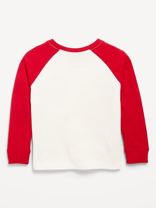 Image number 2 showing, Long-Sleeve Pocket T-Shirt for Toddler Boys