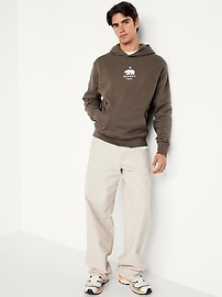 Image number 3 showing, Oversized Logo Pullover Hoodie for Men