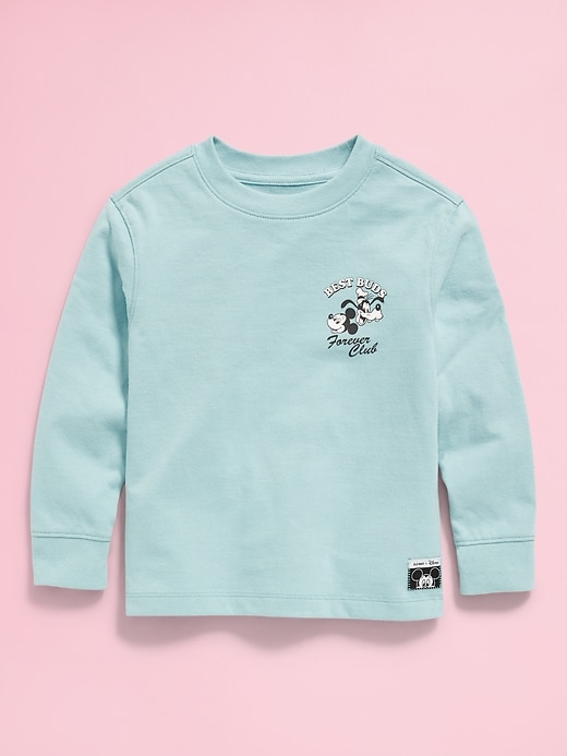 View large product image 2 of 4. Old Navy x Disney© Oversized Long-Sleeve Graphic T-Shirt for Toddler Boys