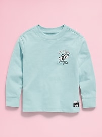 Image number 2 showing, Old Navy x Disney© Oversized Long-Sleeve Graphic T-Shirt for Toddler Boys