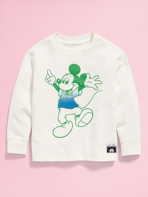 View large product image 2 of 4. Old Navy x Disney© Oversized Long-Sleeve Graphic T-Shirt for Toddler Boys