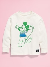 Image number 2 showing, Old Navy x Disney© Oversized Long-Sleeve Graphic T-Shirt for Toddler Boys