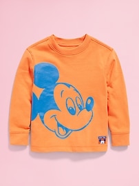 Image number 2 showing, Old Navy x Disney© Oversized Long-Sleeve Graphic T-Shirt for Toddler Boys
