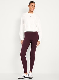 Image number 1 showing, High-Waisted Jersey Fashion Layering Leggings