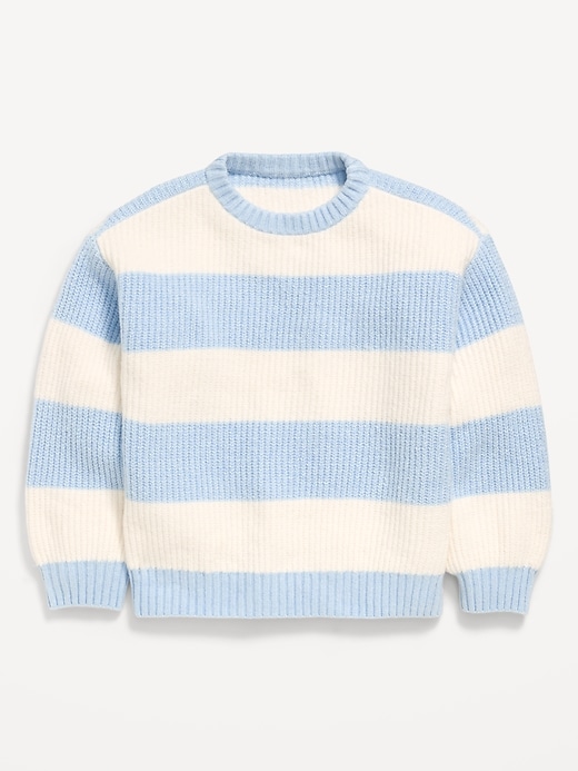 Image number 2 showing, Oversized Crew-Neck Sweater for Girls