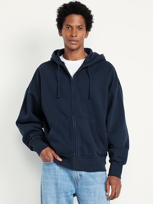 Image number 1 showing, Oversized Heavyweight Zip Hoodie
