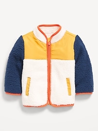 Image number 1 showing, Sherpa Zip-Front Jacket for Baby