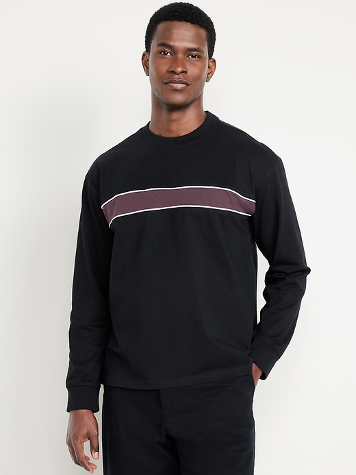 Image number 1 showing, Heavyweight Chest-Stripe T-Shirt