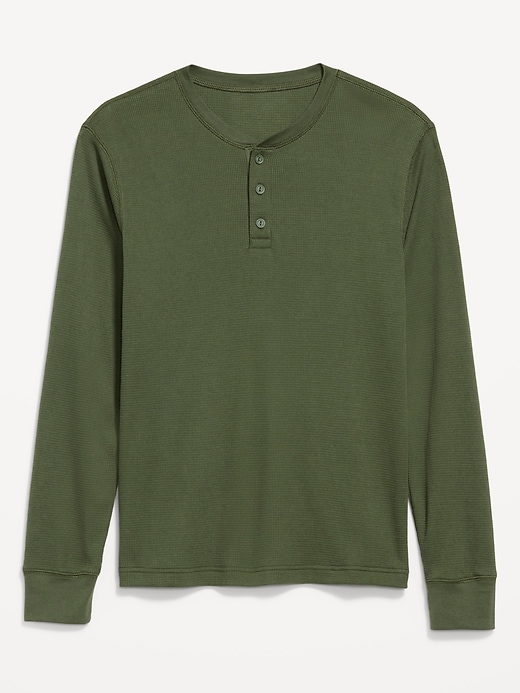 Image number 4 showing, Waffle Henley T-Shirt