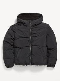 Image number 2 showing, Water-Resistant Puffer Jacket for Girls