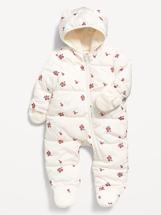 Image number 1 showing, Unisex Water-Resistant Frost Free Puffer Snowsuit for Baby