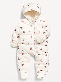Image number 1 showing, Unisex Water-Resistant Frost Free Puffer Snowsuit for Baby