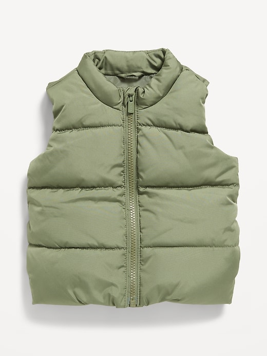 View large product image 1 of 2. Water-Resistant Frost-Free Puffer Vest for Baby