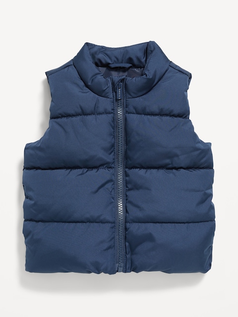 Water-Resistant Frost-Free Puffer Vest for Baby - Multi