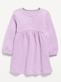 Image number 1 showing, Long-Sleeve Waffle-Knit Dress for Toddler Girls