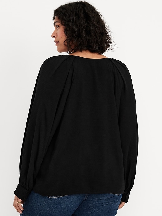 Image number 6 showing, Jacquard Button-Down Top