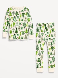 Image number 2 showing, Printed Snug-Fit Pajama Set for Toddler & Baby