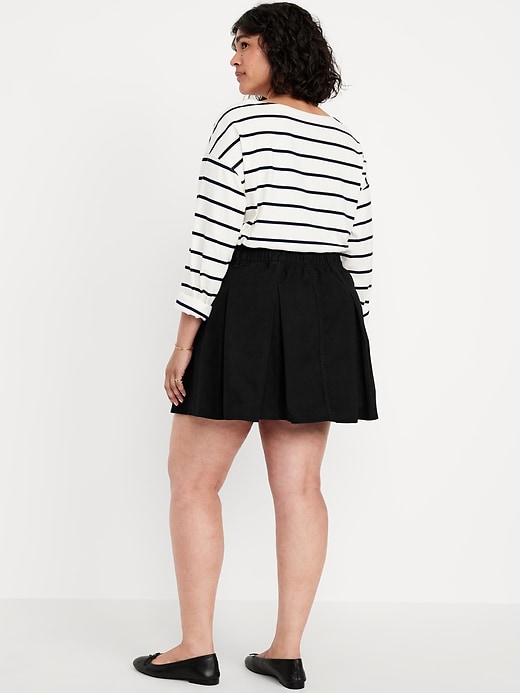 Image number 6 showing, High-Waisted Pleated Mini Skirt