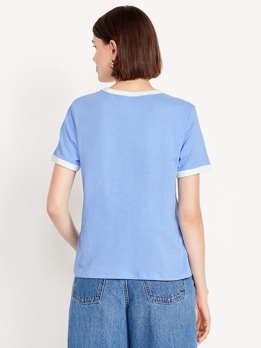 Image number 2 showing, EveryWear Graphic Ringer T-Shirt