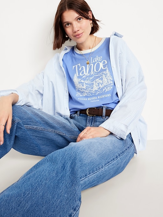 Image number 3 showing, EveryWear Graphic Ringer T-Shirt